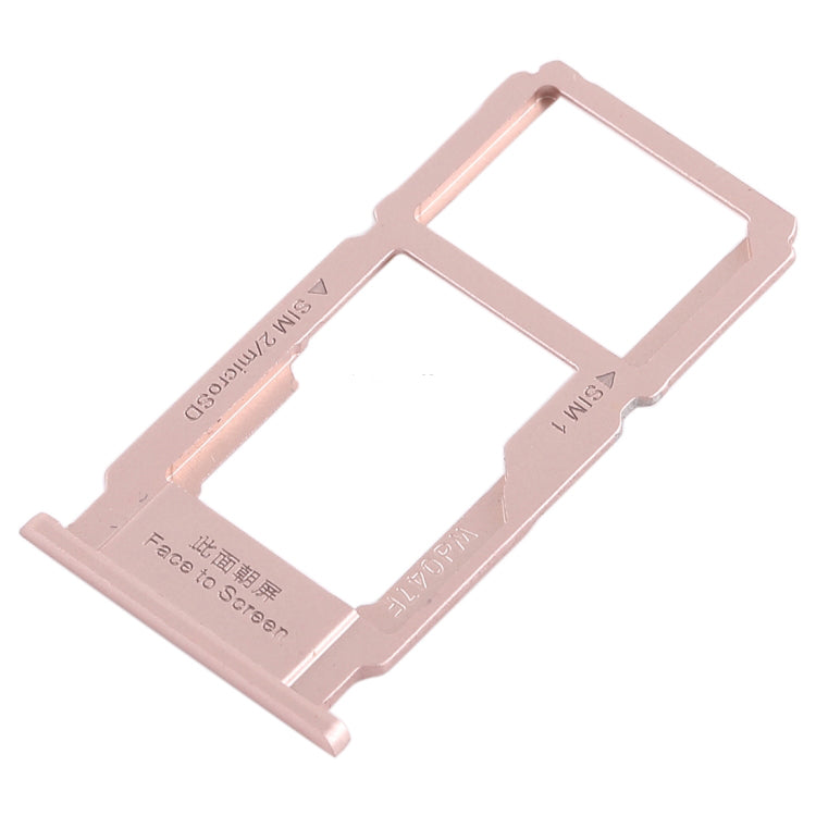 OEM SD Card SIM Card Tray Holder Replace Part for Oppo R11 - Rose Gold