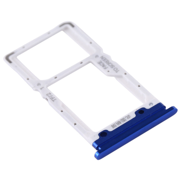 OEM SIM Card Tray Holder Replace Part for Xiaomi Mi CC9 - Blue
