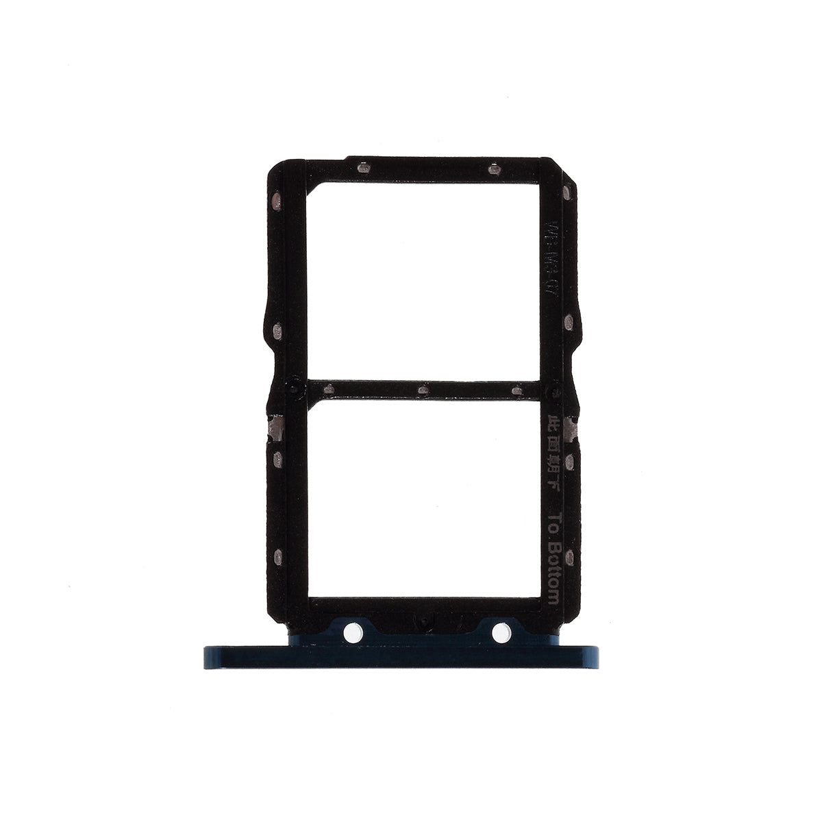 For Huawei Honor 20 / Nova 5T YAL-L21 OEM Dual SIM Card Tray Holder Replace Part (without Logo) - Dark Blue