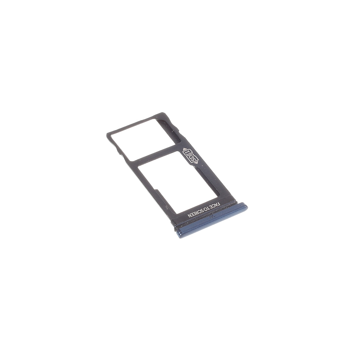 OEM Micro SD Card Tray Holder Replacement for Motorola One Vision P50 - Dark Blue