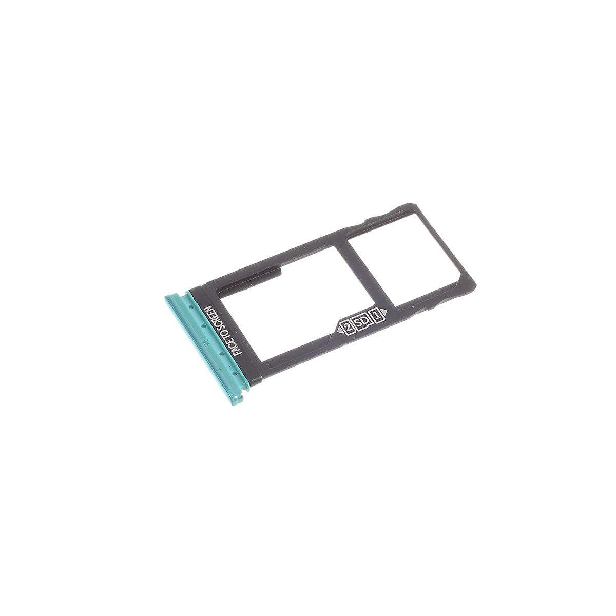 OEM Micro SD Card Tray Holder Replacement for Motorola One Vision P50 - Baby Blue
