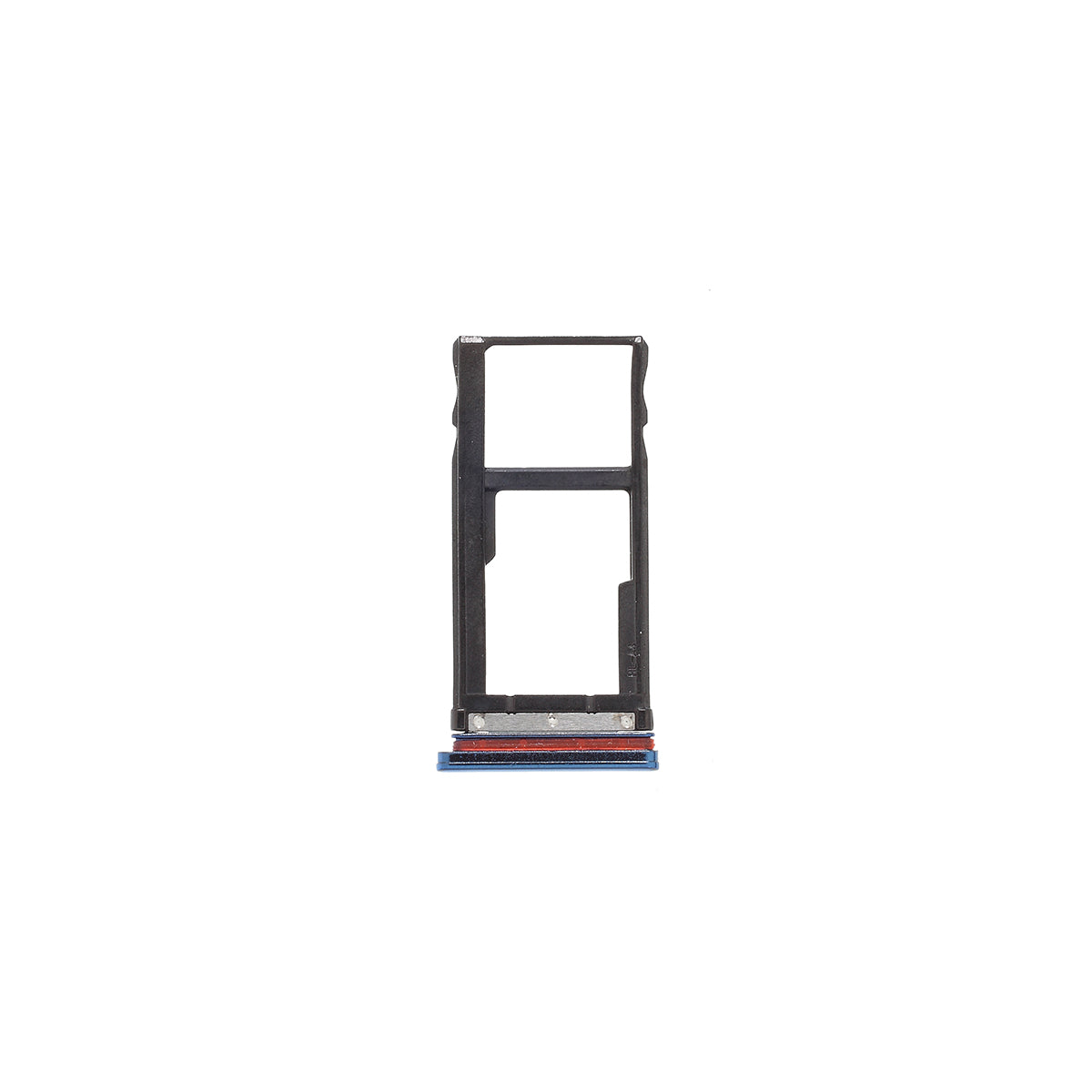 OEM Micro SD Card Tray Holder Replacement for Motorola One Vision P50 - Red / Blue
