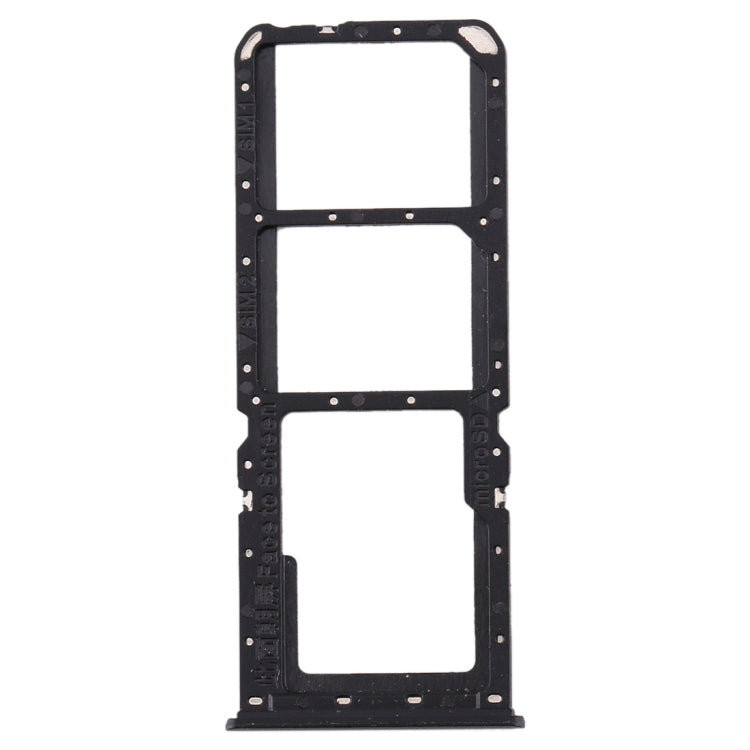 OEM Dual SIM Card + Micro SD Card Tray Holders Part for Oppo A11 - Black