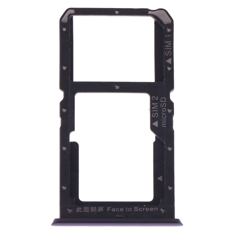 OEM SIM1 + SIM2/Micro SD Card Tray Holders Part for Oppo A9/A9 (2020)/A11x - Purple