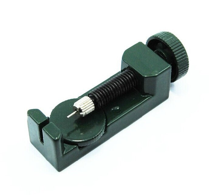 Watch Band Strap Link Pin Remover Repair Tool Kit with 3 Extra Pins for Watchmakers - Green