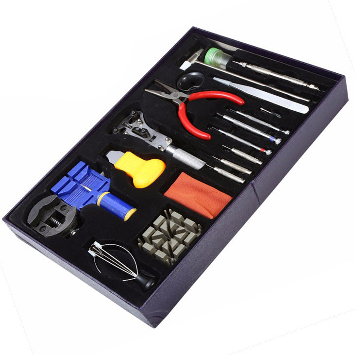 20 Pieces Watch Repairing Tool Kit with Storage Box