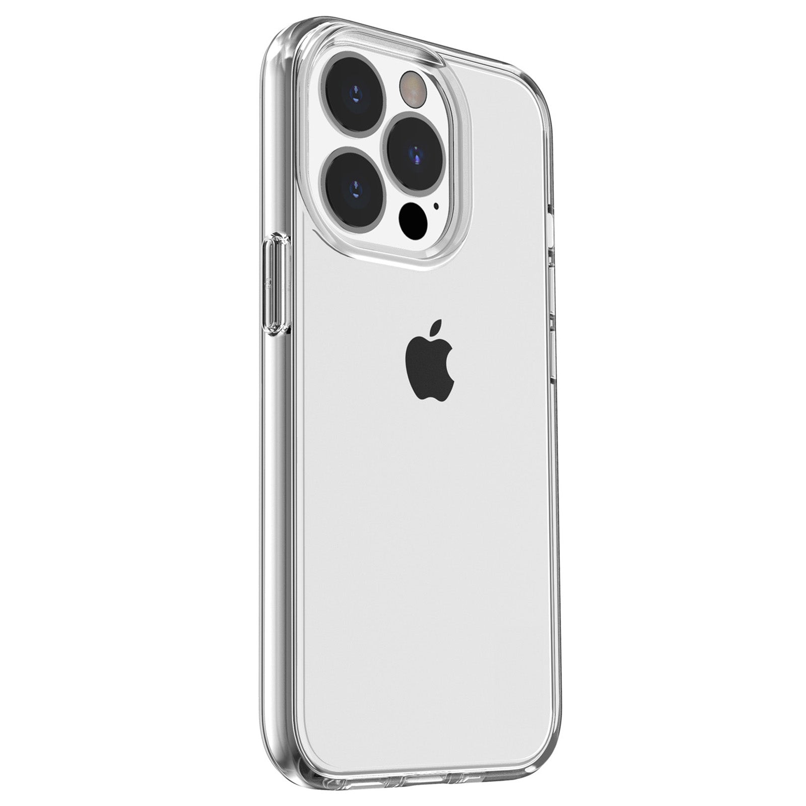 Transparent Phone Case for iPhone 15 Pro , Hard PC + Soft TPU Case Anti-collision Hybrid Cover - Transparent
