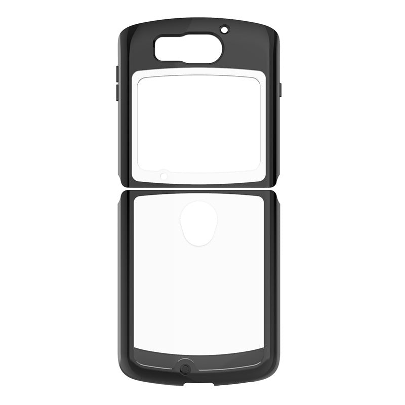 IMAK UX-9 Series for Motorola Razr 5G Anti-drop Soft TPU Acrylic Hybrid Case - Black