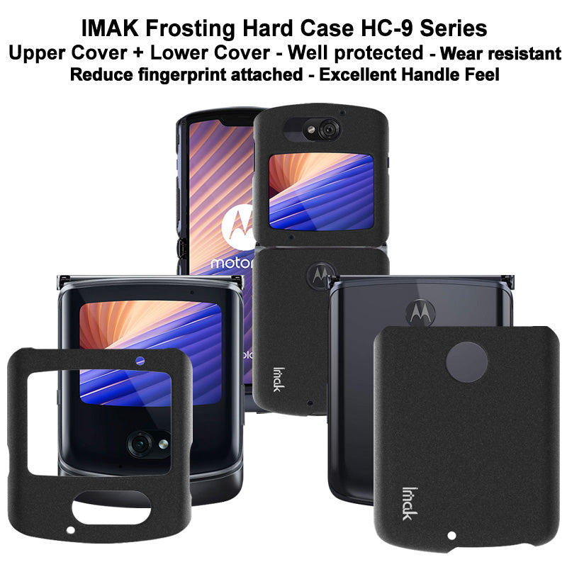 IMAK HC-9 Series Matte Surface Hard PC Phone Shell for Motorola Razr 5G