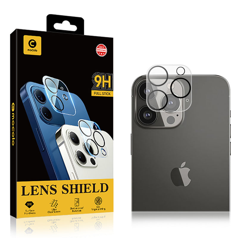 Uniqkart For iPhone 15 Ultra Camera Lens Protector Tempered Glass Silk Printing Lens Film with Night Circle