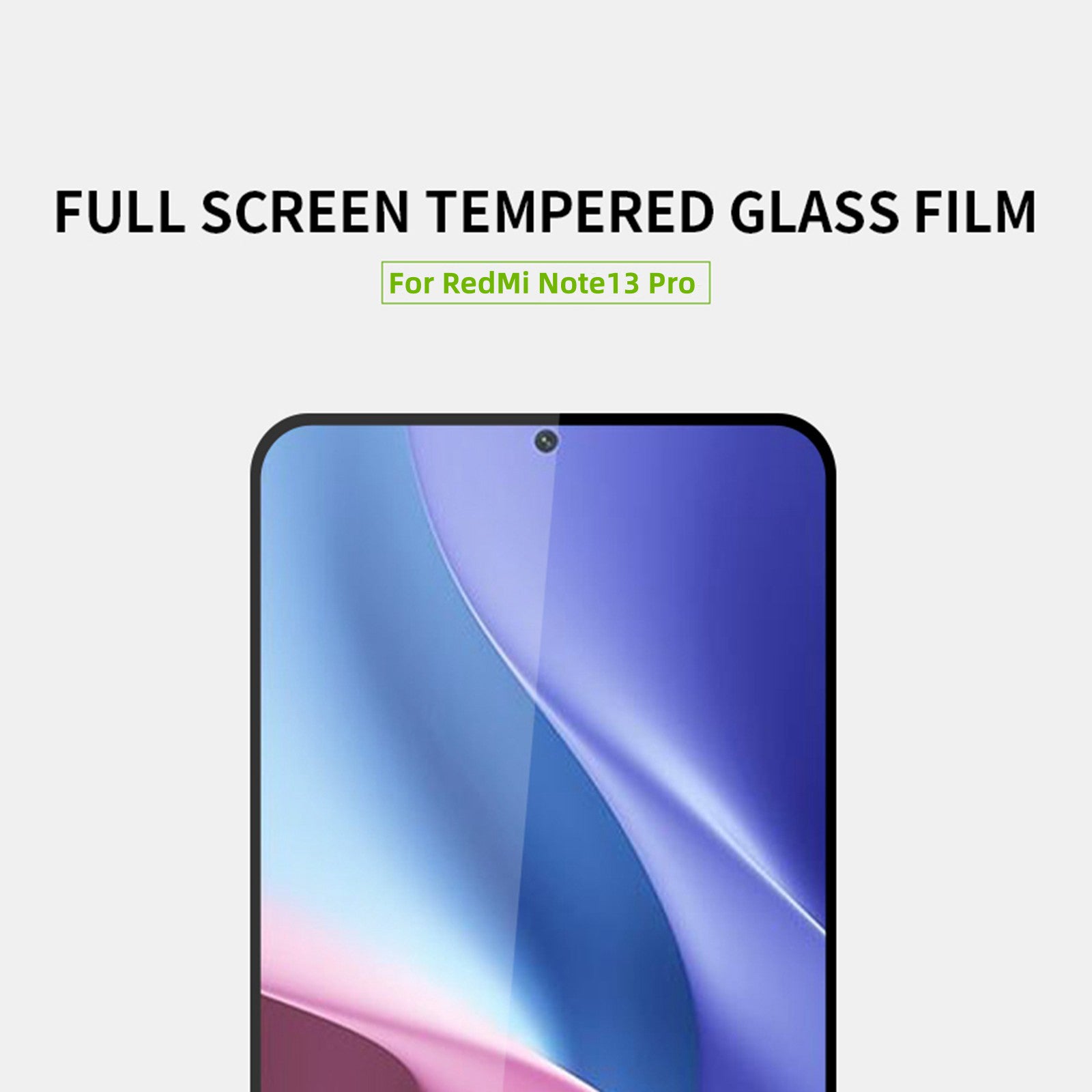 MOFI For Xiaomi Redmi Note 13 Pro 4G / 5G / Poco M6 Pro 4G JK Tempered Glass Film Series-1 Screen Protector Full Glue High Aluminum-silicon Glass Film