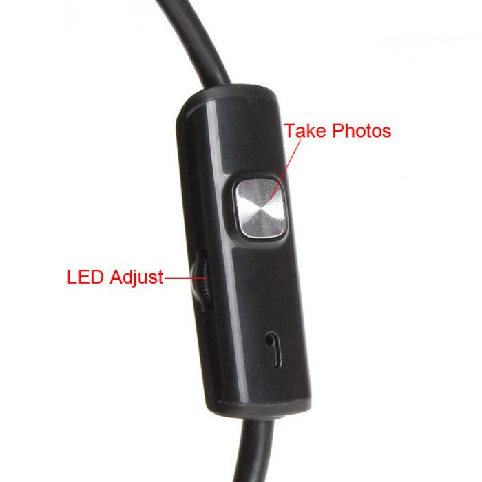 1m AN97 Waterproof Micro USB Endoscope Inspection with 6 LED for OTG Function Android Phone