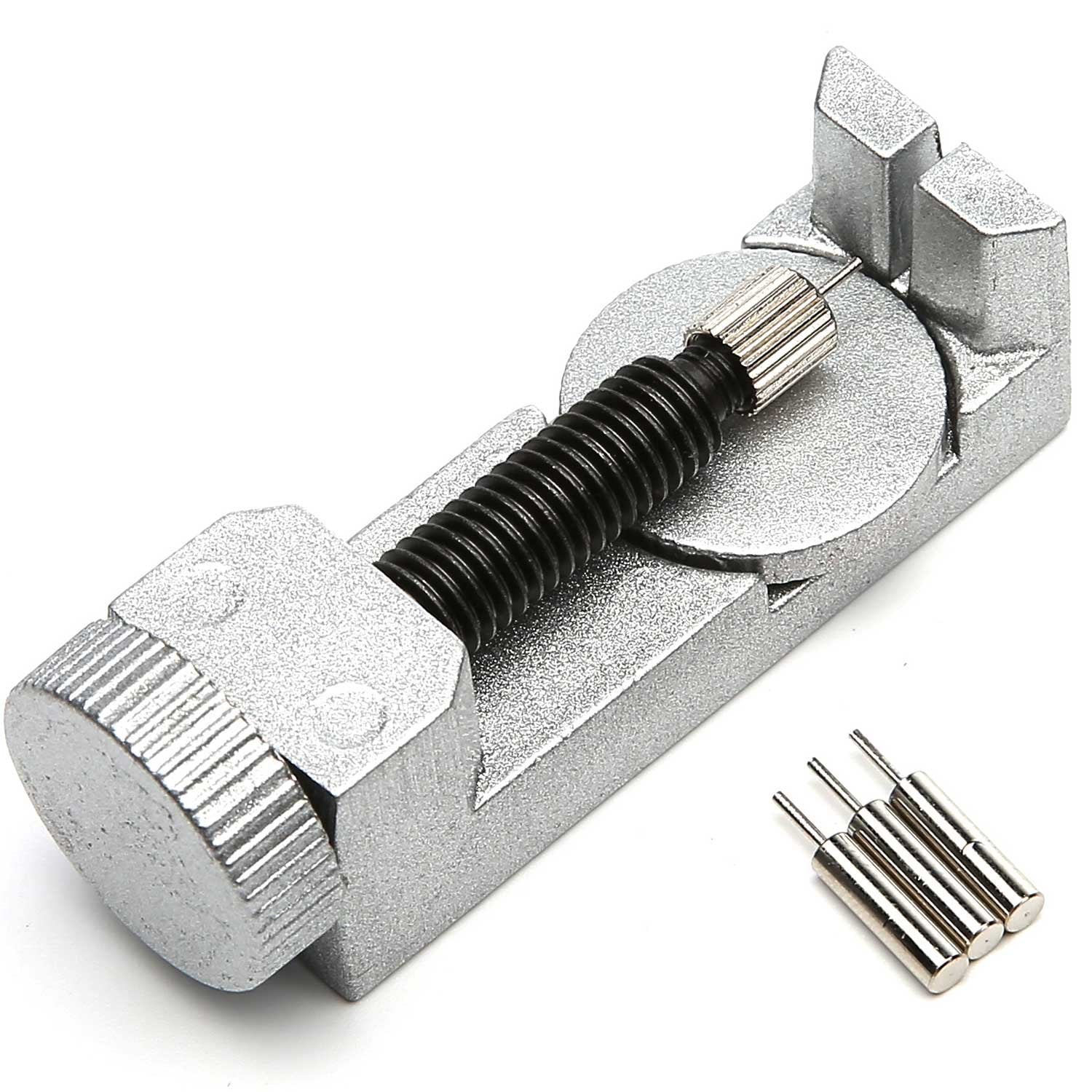 Watch Band Strap Link Pin Remover Repair Tool Kit for Watchmakers - Silver