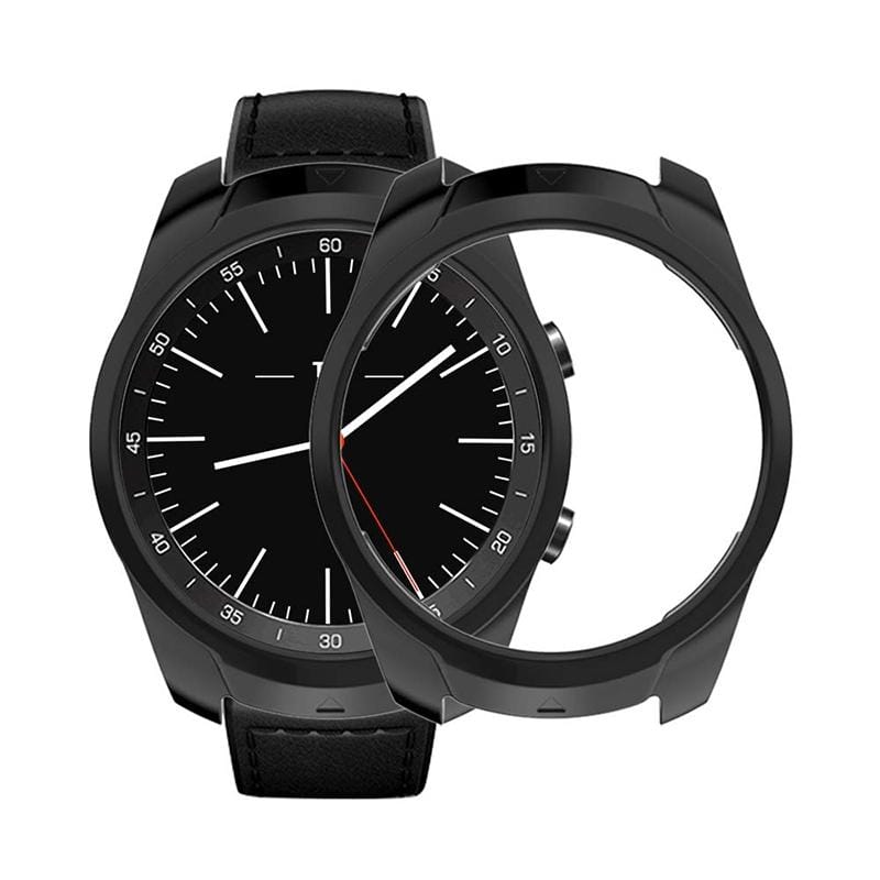 For Tic Watch Pro Smart Watch TPU Protective Case (Black)