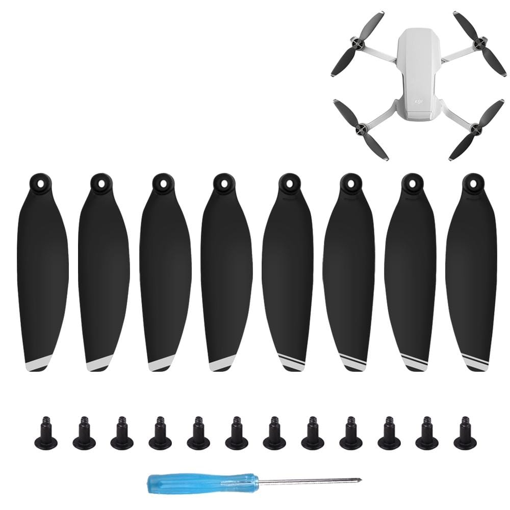 8PCS/Set Sunnylife 4726F Low Noise Quick-release Wing Propellers Drone Accessories for DJI Mavic Mini (Silver)
