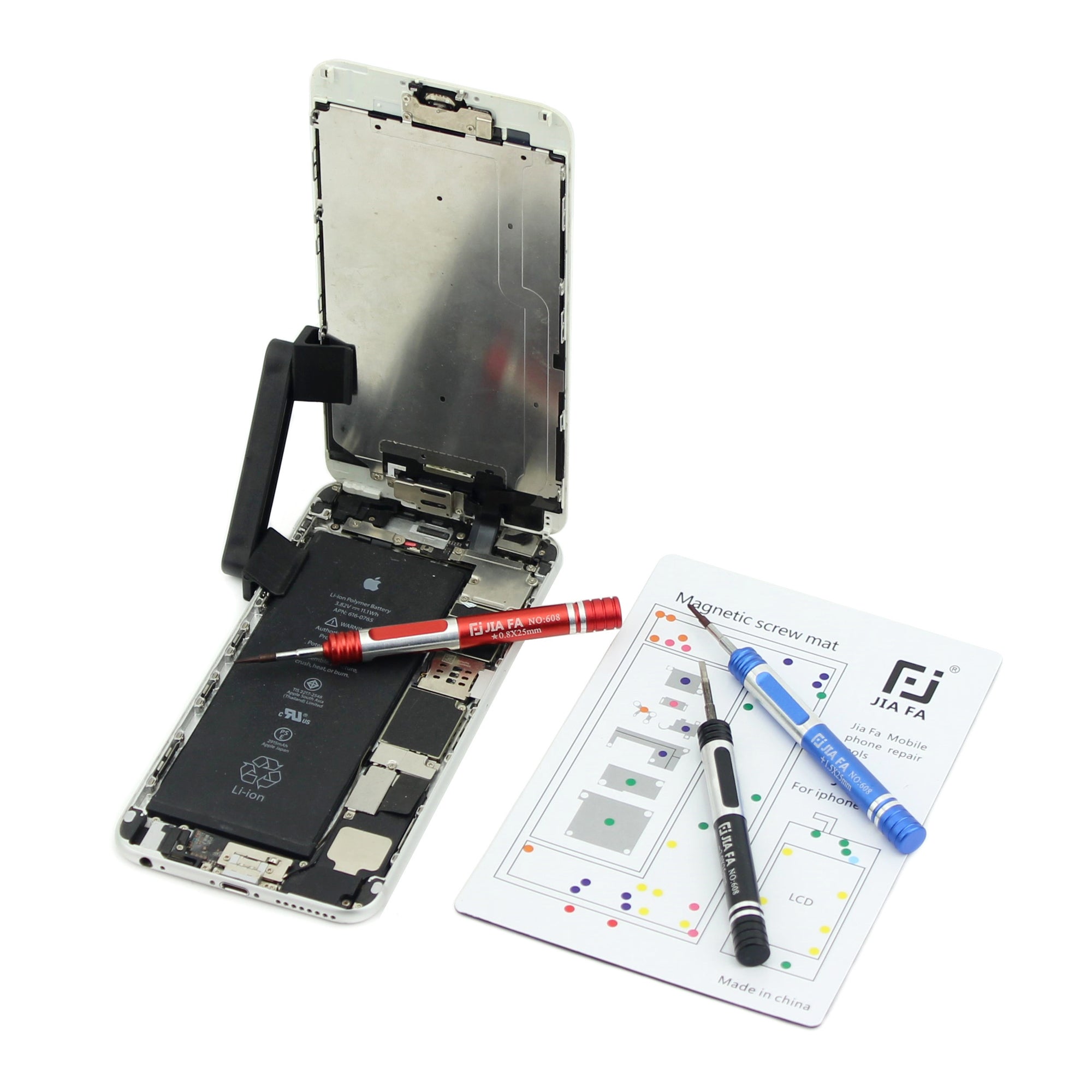 JF-870 Magnetic Screw Mat Cell Phone Repair Tool for iPhone 6 Plus 5.5-inch