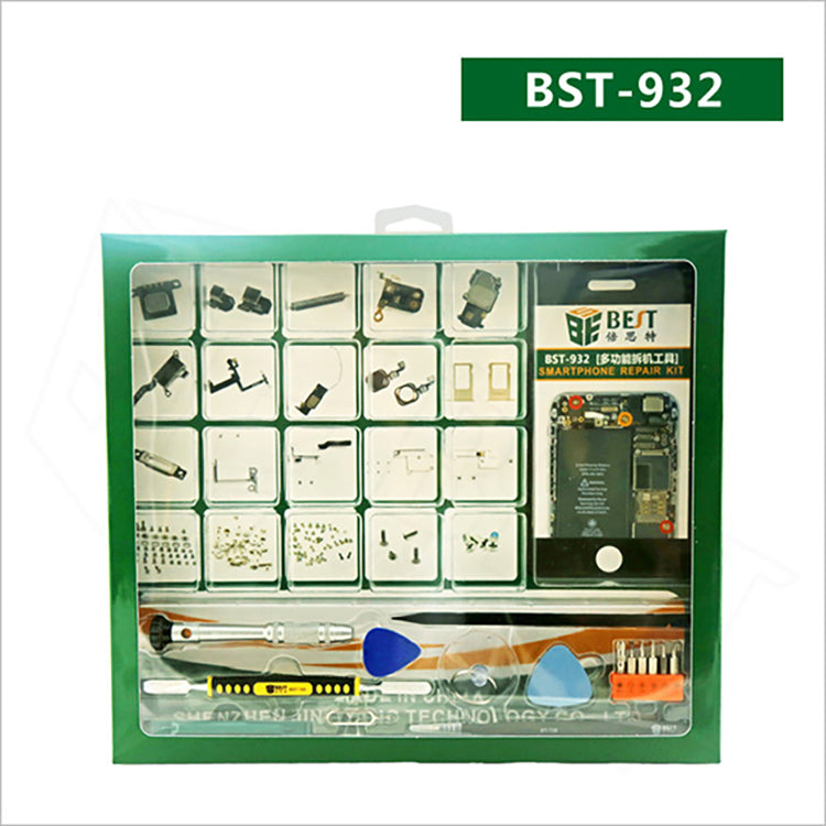 Uniqkart BST-932 16-in-1 Professional Multi-function Mobile Phone Opening Tool Kit