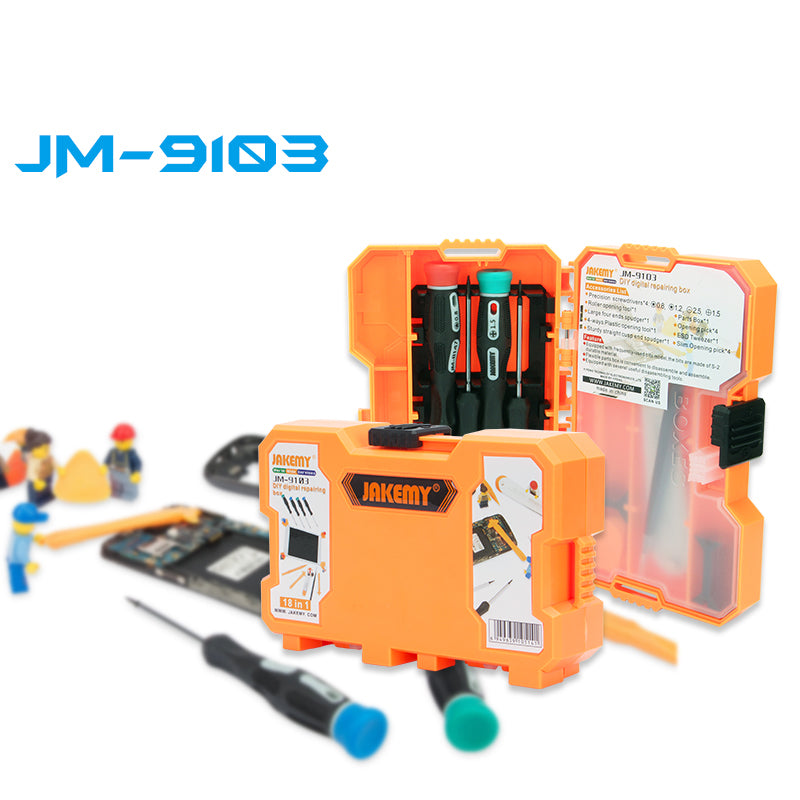 Jakemy JM-9013 18-in-1 Professional Opening Tools for Smartphone Digital Product