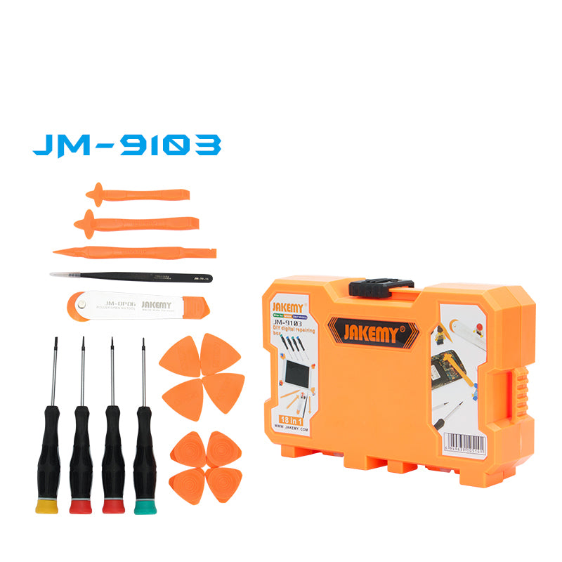 Jakemy JM-9013 18-in-1 Professional Opening Tools for Smartphone Digital Product