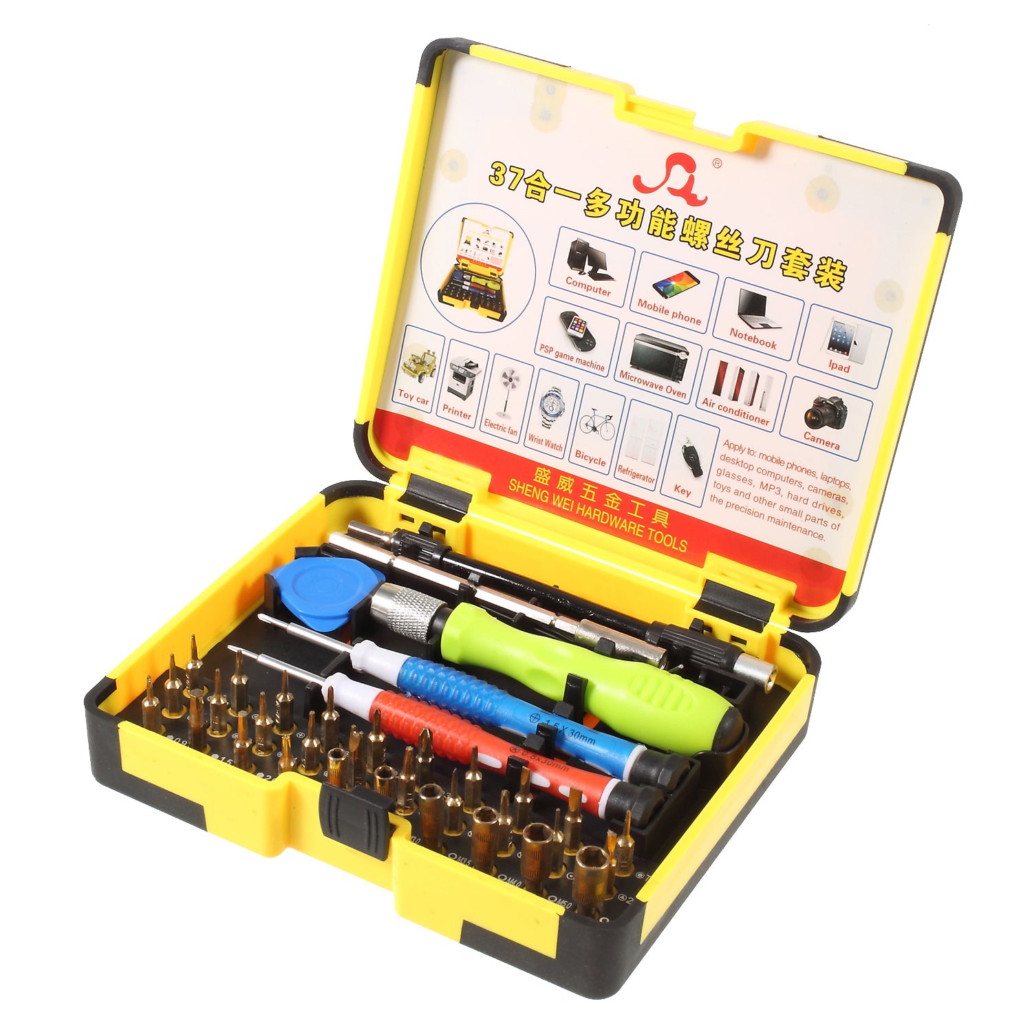 37-in-1 Magnetic Precision Screwdriver Bits Tools Set for iPhone iPad Samsung