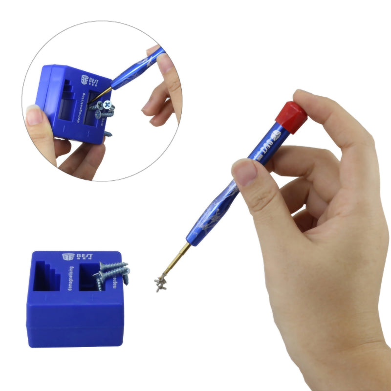 BST-016 Magnetizer Demagnetizer Tool Screwdriver Magnetic Pick Up Tool (Random Color)