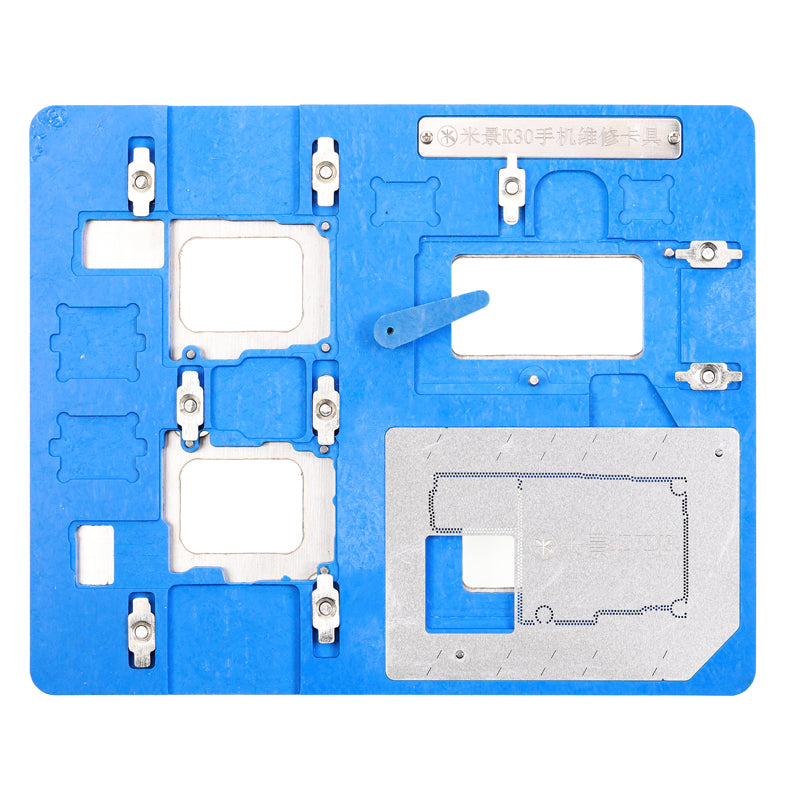 MIJING K30 Mobile Phone Mainboard Special Fixture for Planting Tin for iPhone 11 Pro 5.8 inch/11 Pro Max 6.5 inch