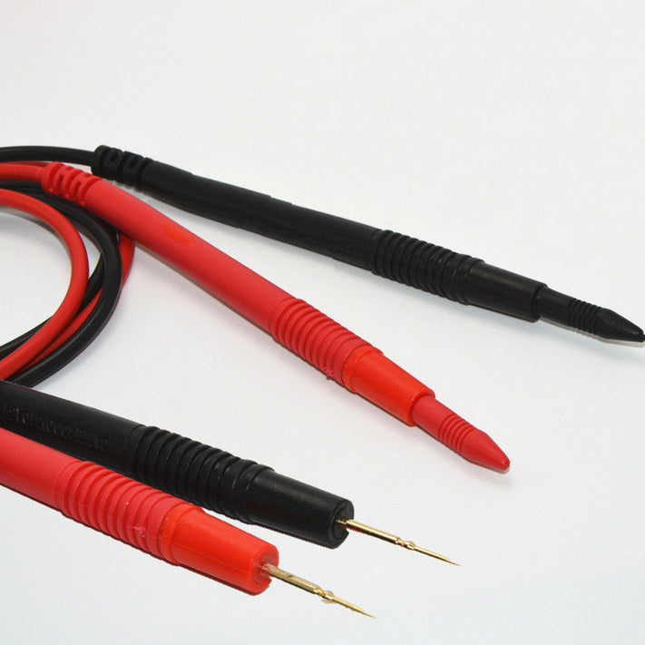 1 Pair Multimeter Test Leads Copper Probe with Ultra Fine Tip (Red and Black)