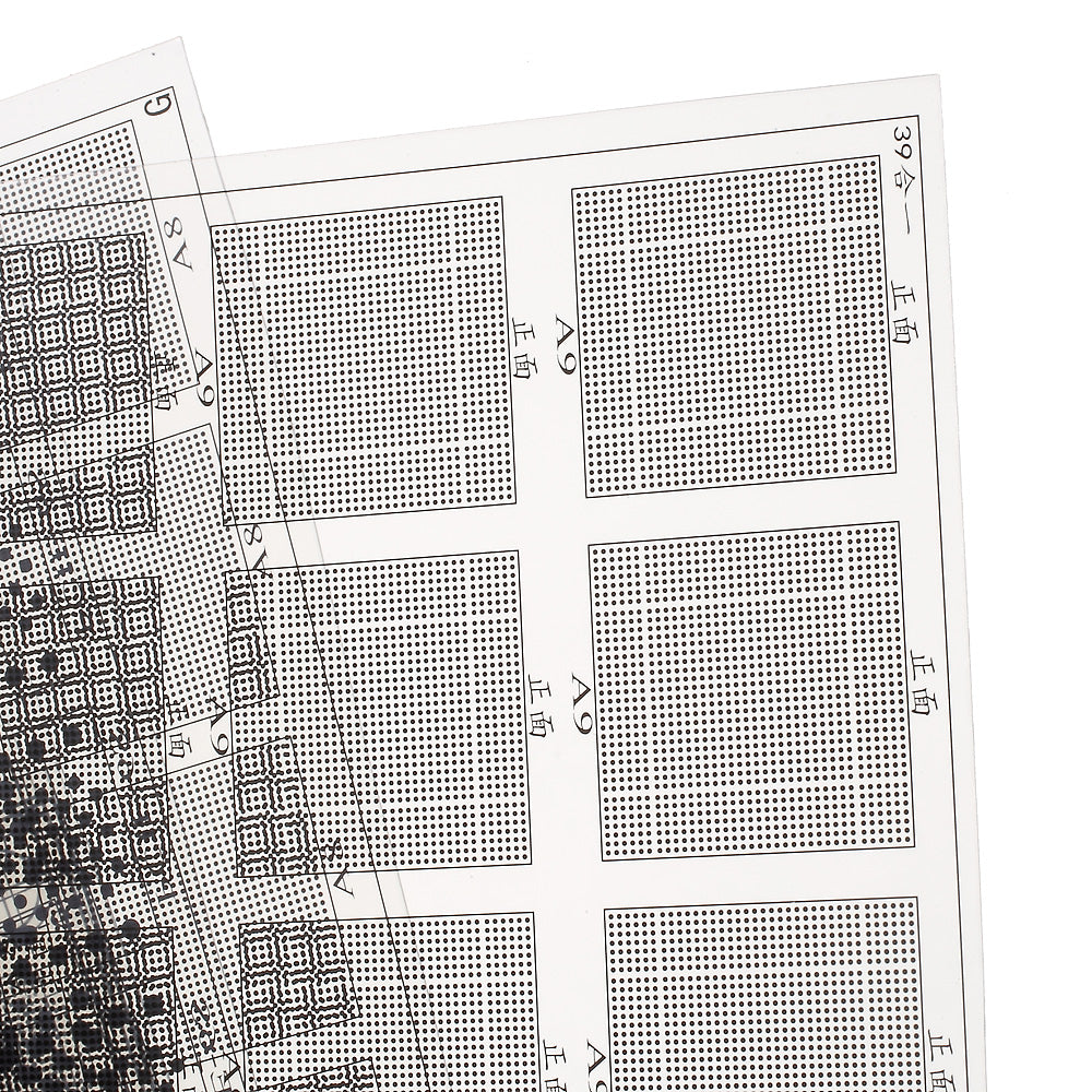 WL Repair Paint-shedding on BGA Chip Green UV Welding Fluxes Oil Net Sheet