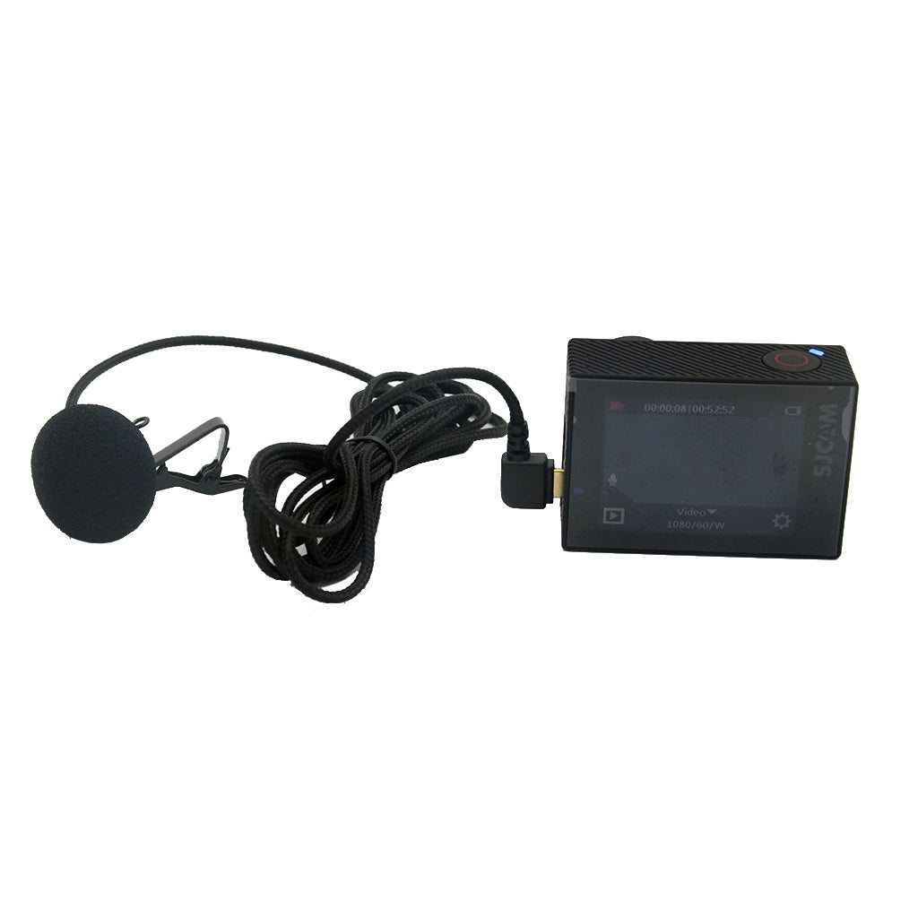Professional Mini USB External Microphone with Collar Clip for SJCAM SJ6/SJ7/SJ360