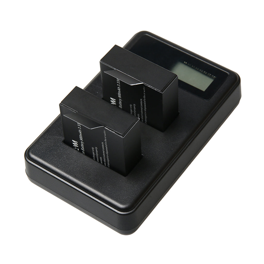 SJ78 Dual Slots Battery Charger with LCD Screen Display for SJ4000 Camera
