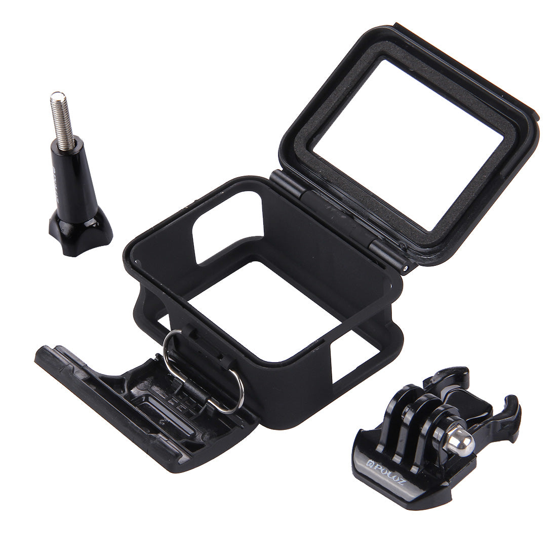 Puluz PU187 Plastic Housing Shell Frame Mount Protective Case Cage for GoPro Hero 7 Black / 6 / 5