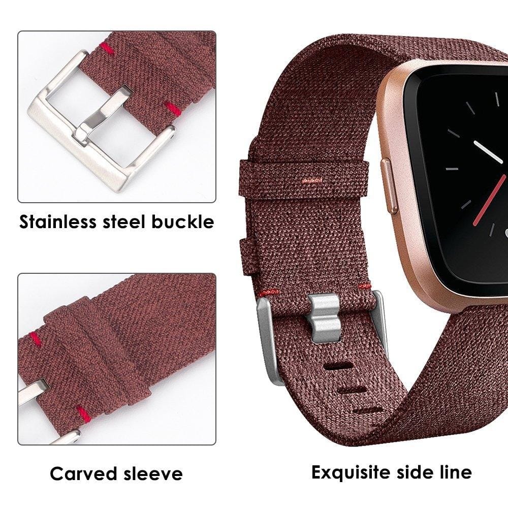 For Huami 1 / Huami 2 / Ticwatch1 / Ticwatch Pro / Samsung Galaxy Watch 46mm / Samsung S3 / Huawei Watch2 Pro / Huawei GT / Huawei Glory Magic  Nylon Canvas Strap (Red)