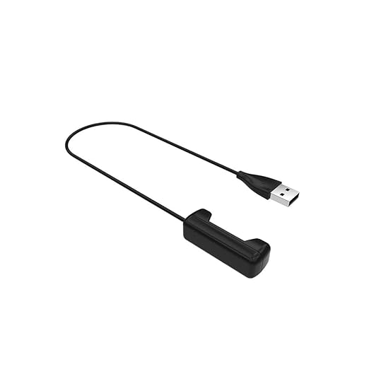 UNIQKART USB Charging Cable Cord Charger For Fitbit Flex 2 Smart Watch Black