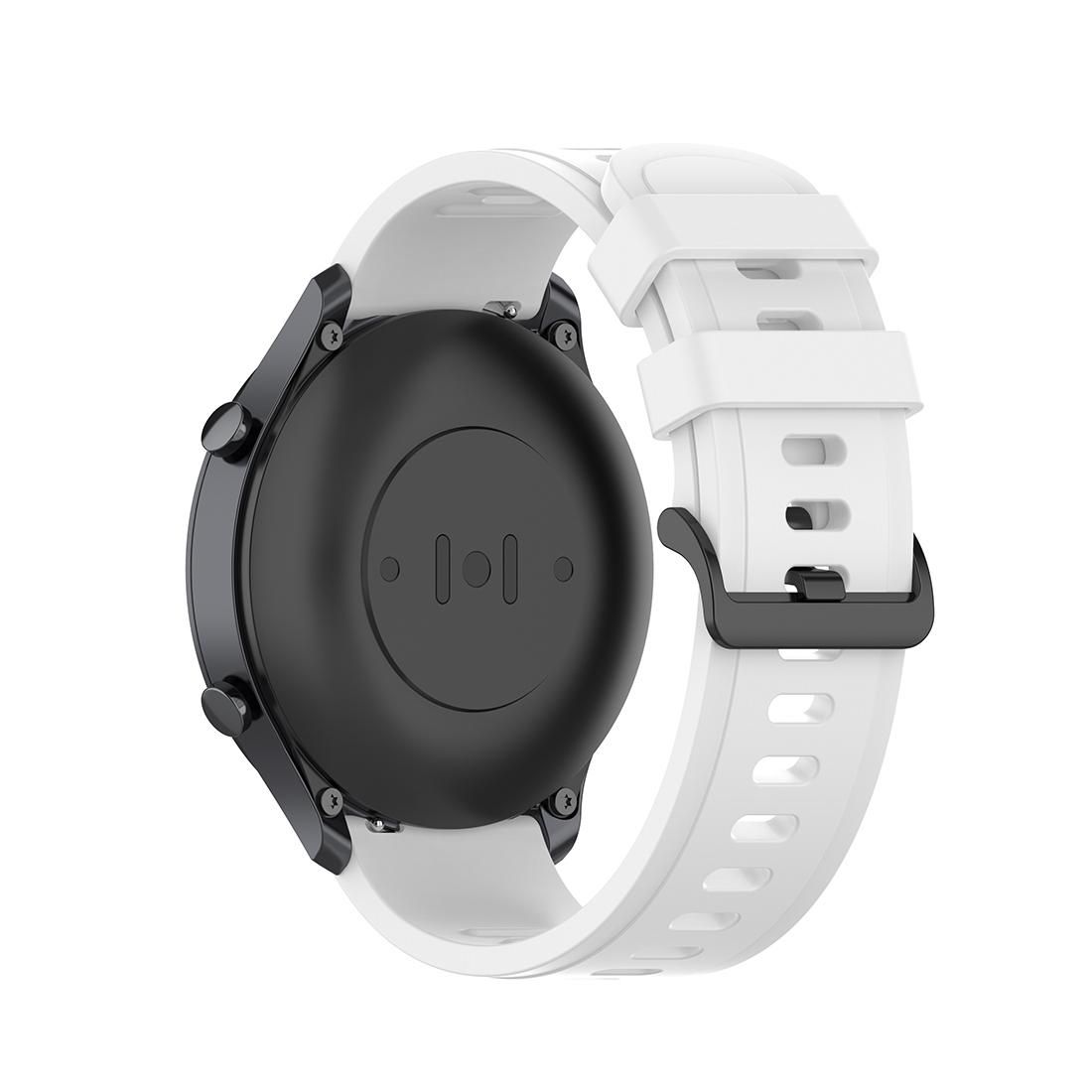 For Xiaomi Watch Color 22mm Quick Release Clasp Silicone Wrist Strap Watchband (Black)