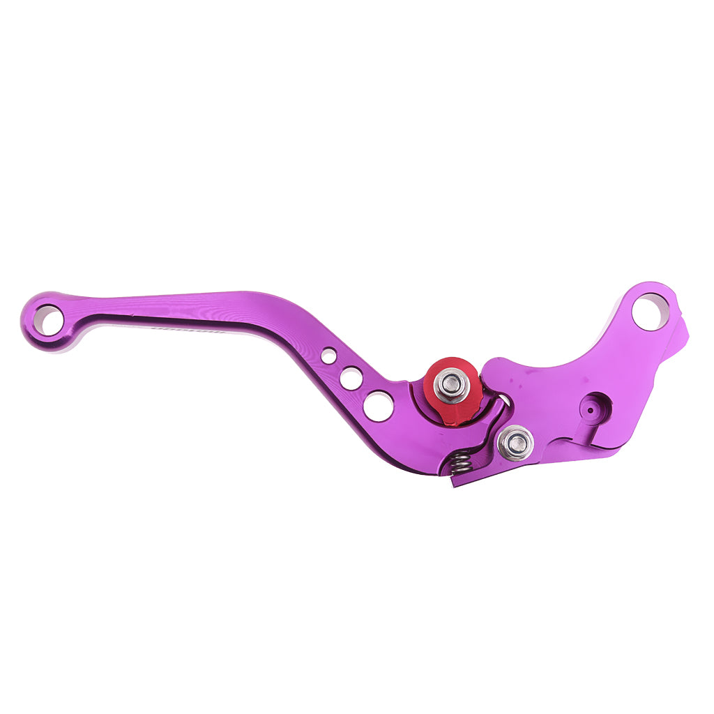 2 Pieces Adjustable Hand Brake & Clutch Levers for Honda Grom MSX125 Purple