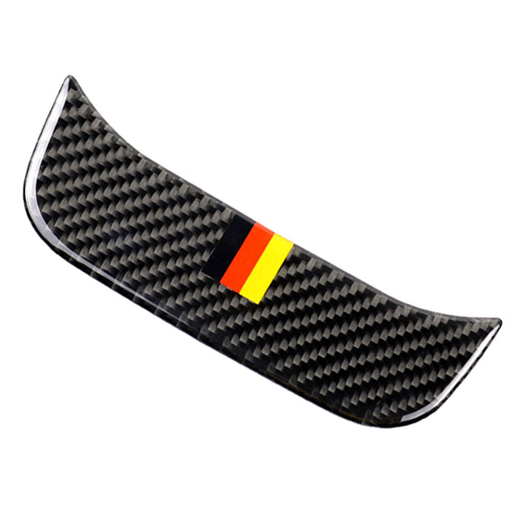 2PCS Rear Carbon Fiber Car Outlet Cover Sticker for  Multicolor