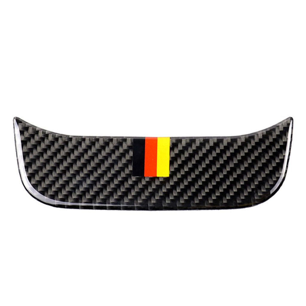 2PCS Rear Carbon Fiber Car Outlet Cover Sticker for  Multicolor