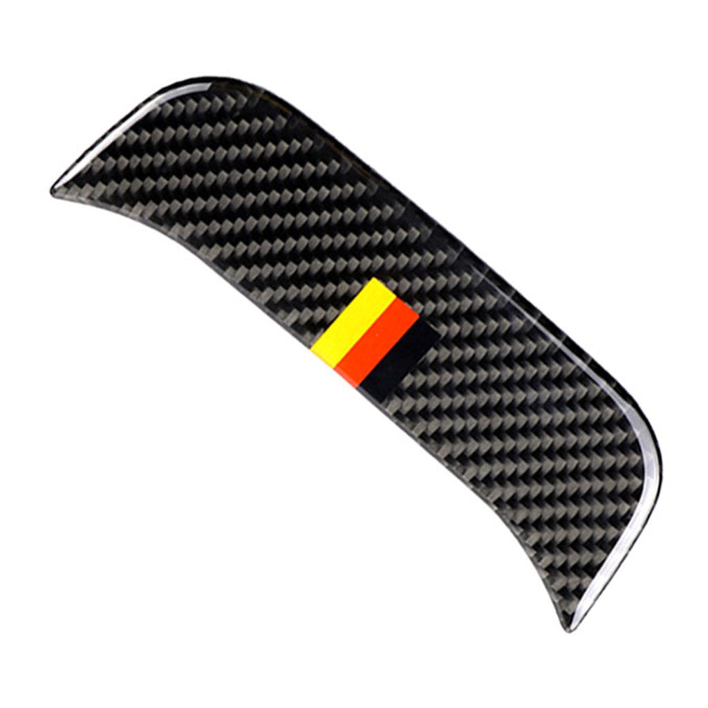 2PCS Rear Carbon Fiber Car Outlet Cover Sticker for  Multicolor