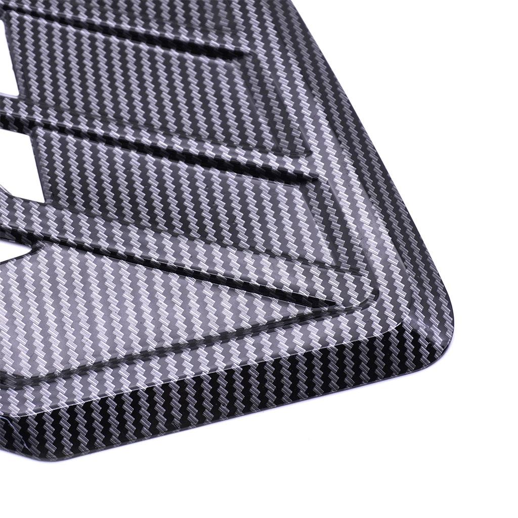 2Pcs Car Side Air Flow Fenders Sticker 3D Stickers TPU Carbon fiber pattern