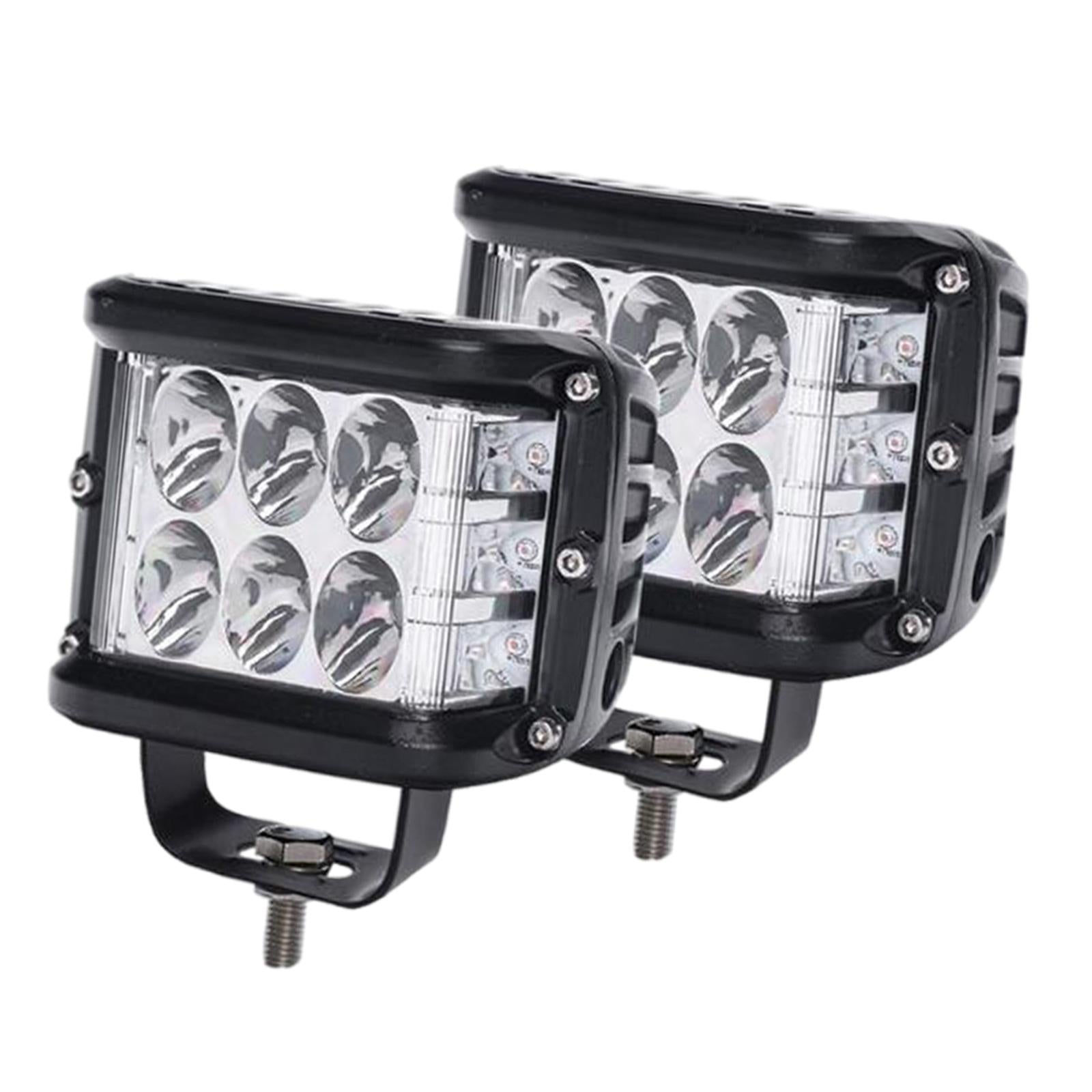 2Pcs 4'' 45W LED Work Light Mini Fit for Night Driving Off Road Heavy Duty