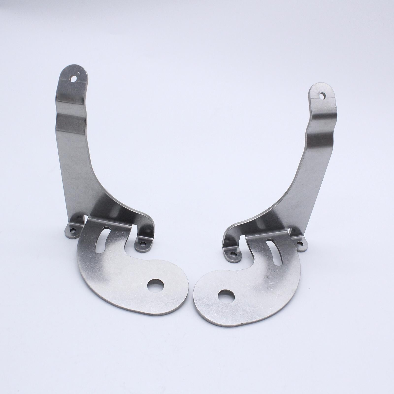 2 Pieces Spotlight Brackets Car Chrome Fit for BMW Mini 2001-2006