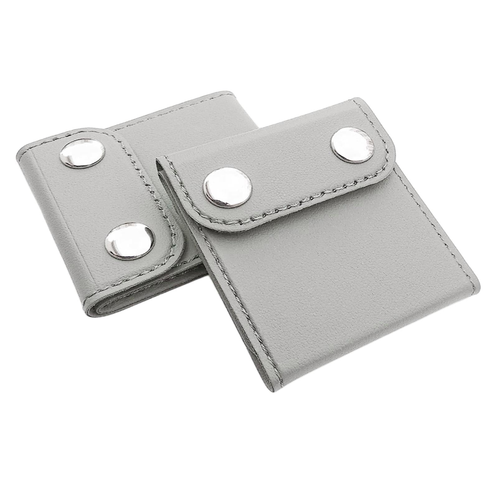 2Pcs Car Seatbelt Adjuster Neck Protect for Kids Adults gray snap button