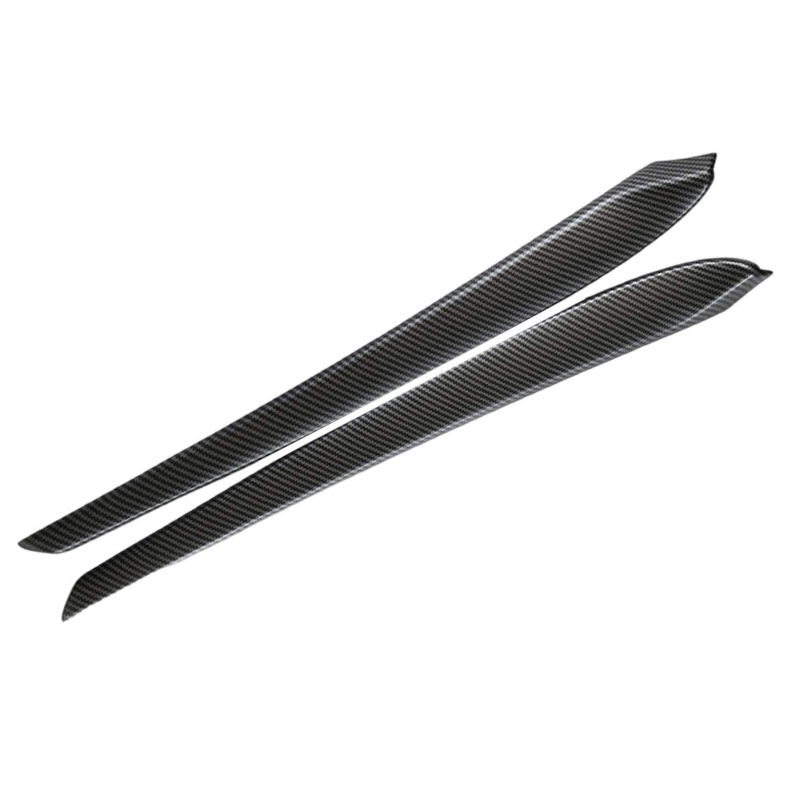 2Pcs Inner Door Panel Strip Trim for Tesla Model 3/Y 2020-2021 Matte Carbon