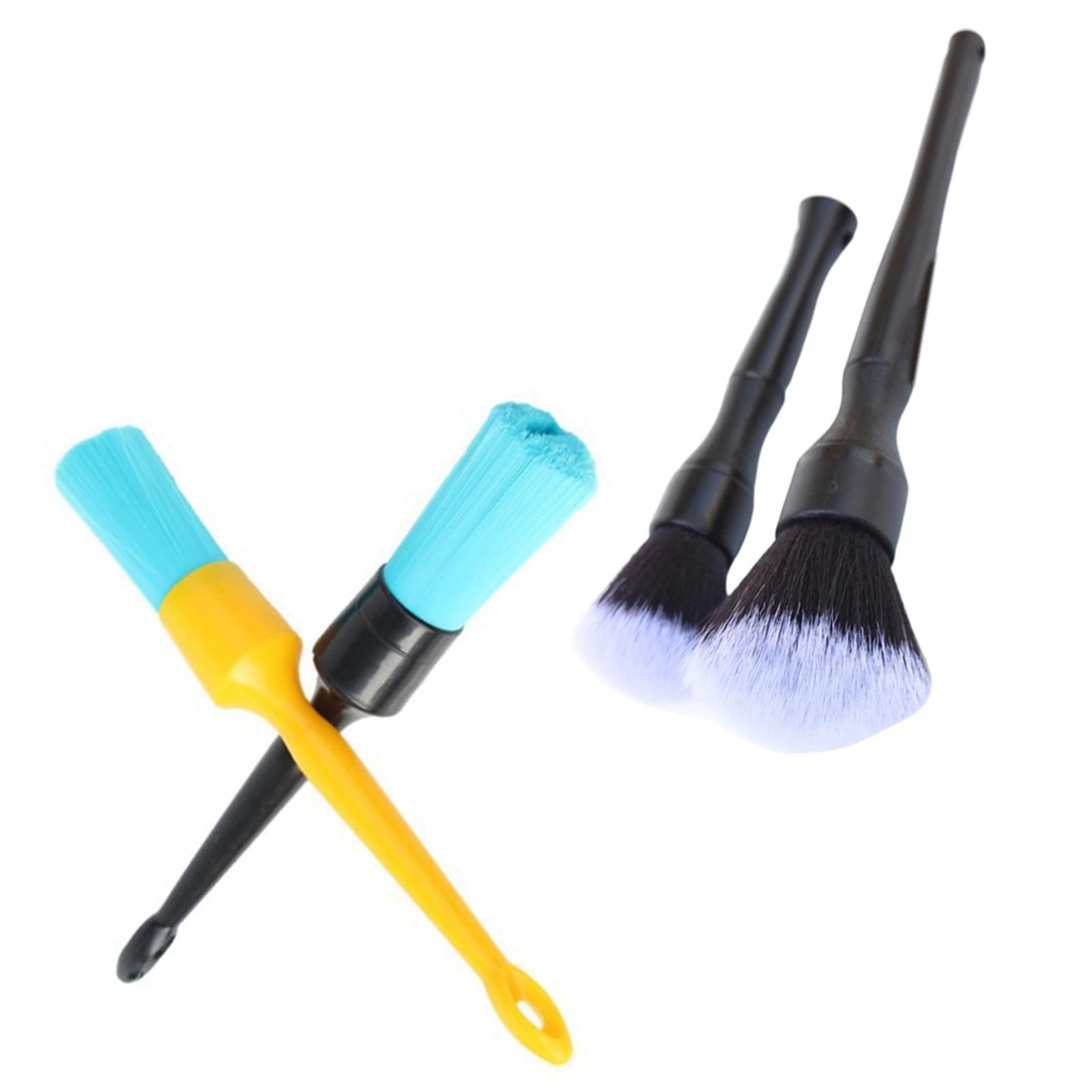 2Pcs Automotive Detail Brushes dusty removal for Car Interior soft brush