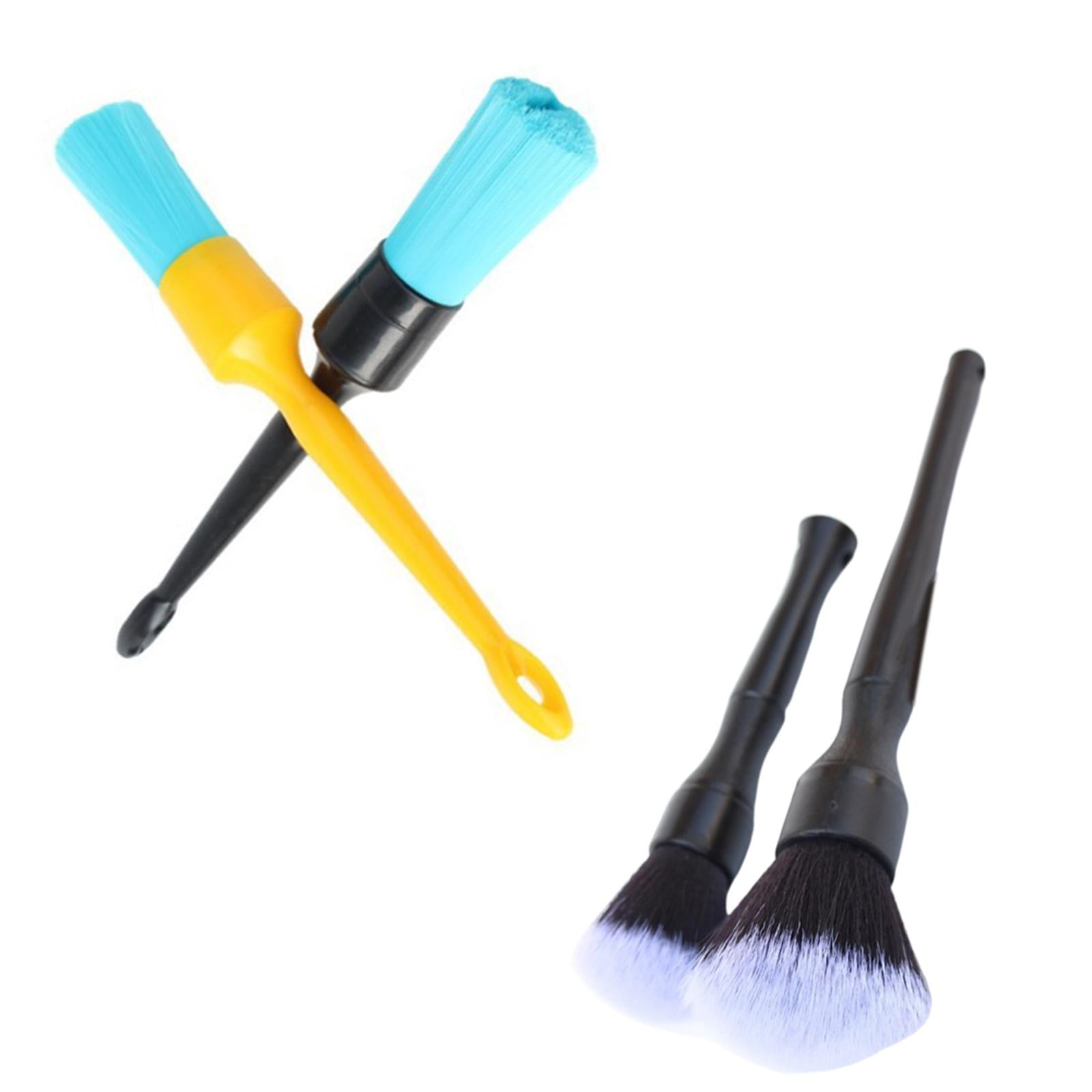 2Pcs Automotive Detail Brushes dusty removal for Car Interior soft brush