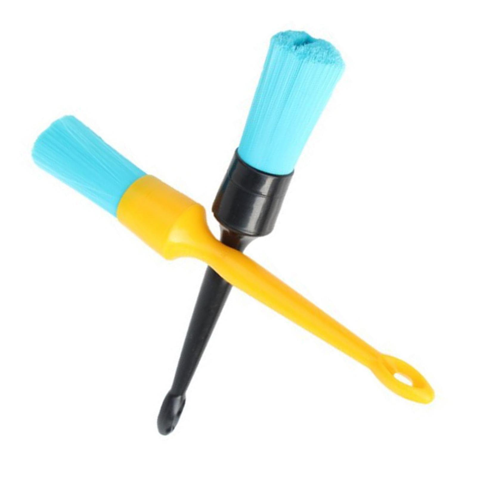 2Pcs Automotive Detail Brushes dusty removal for Car Interior grille brush