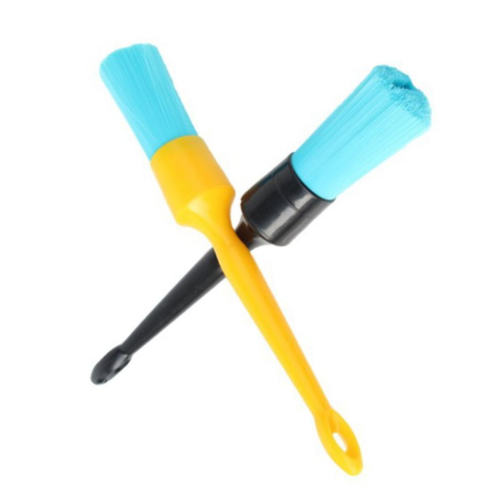 2Pcs Automotive Detail Brushes dusty removal for Car Interior grille brush