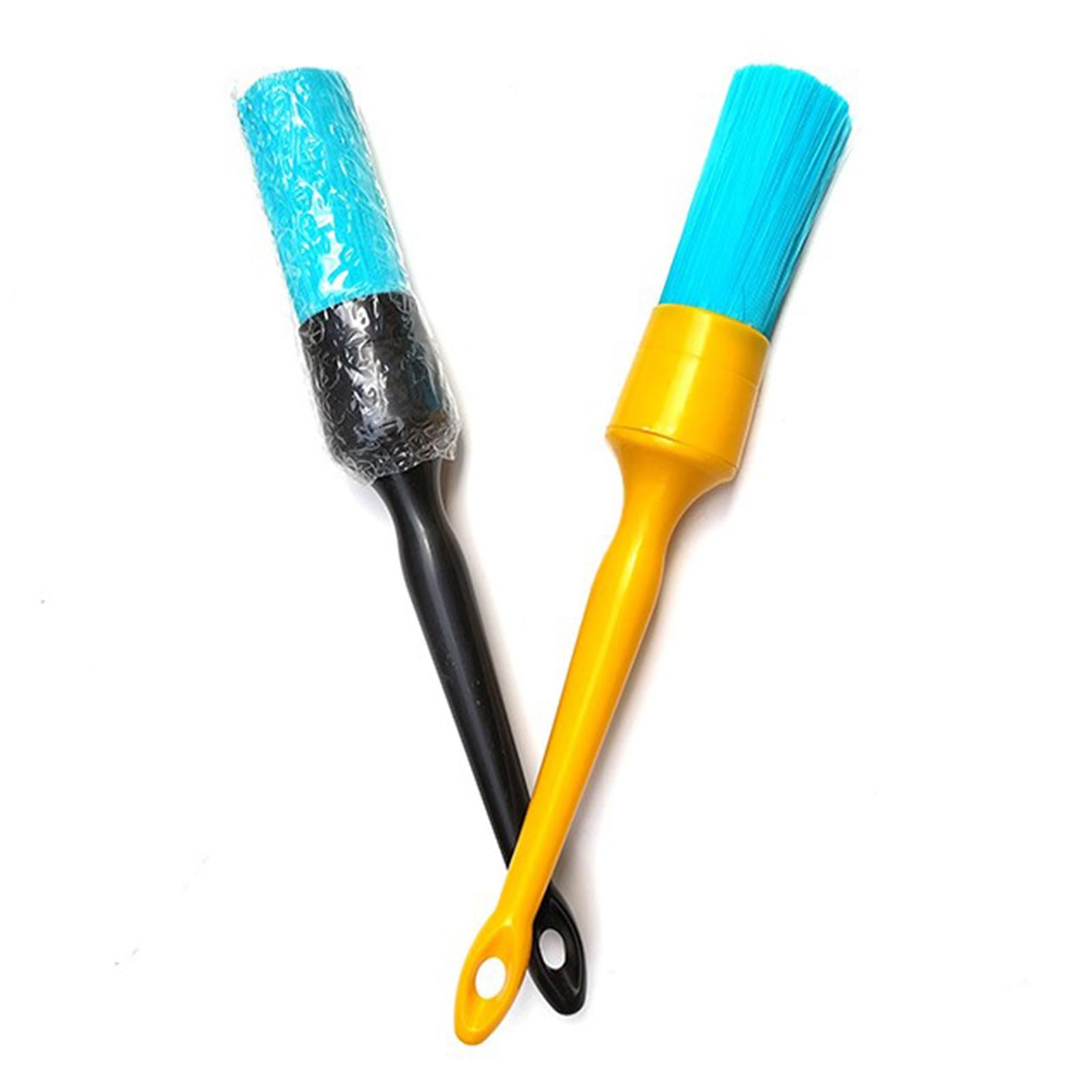 2Pcs Automotive Detail Brushes dusty removal for Car Interior grille brush