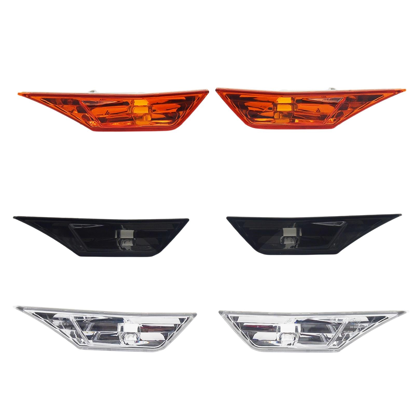 2Pcs Front Car Side Marker Lights 34300-Tet-H01 for Honda Civic 16-20 White