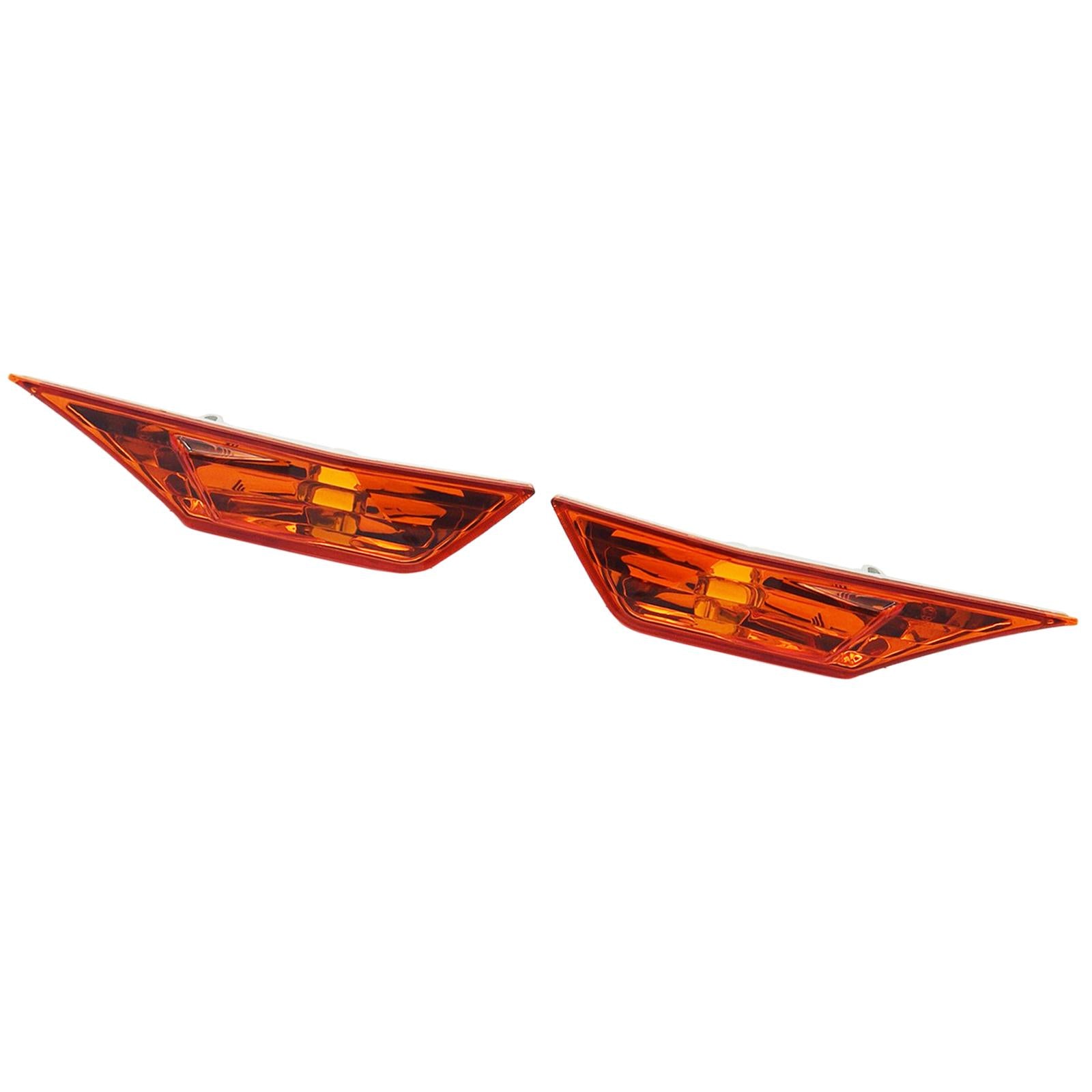 2Pcs Front Car Side Marker Lights 34300-Tet-H01 for Honda Civic 16-20 Amber